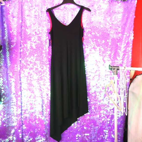 NWT Y2K FORMAL DRESS 8 Bisou Bisou Black Hot Pink Prom Homecoming NYE Party Cute - Picture 8 of 14